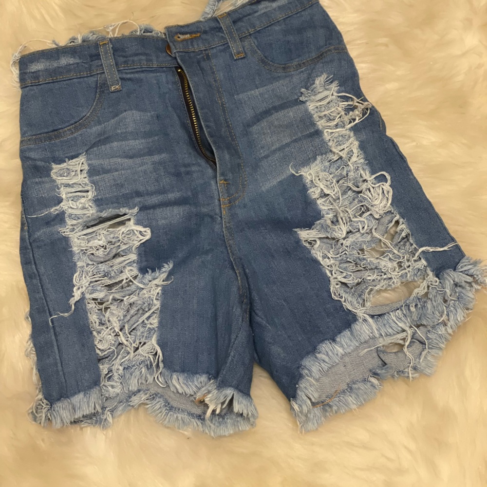 Fashion Nova Distressed Shorts